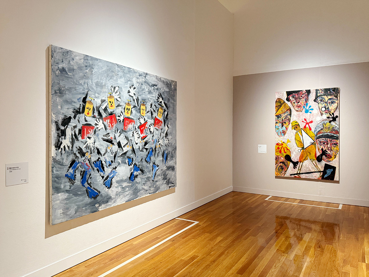 世田谷美術館「横尾忠則　連画の河」会場