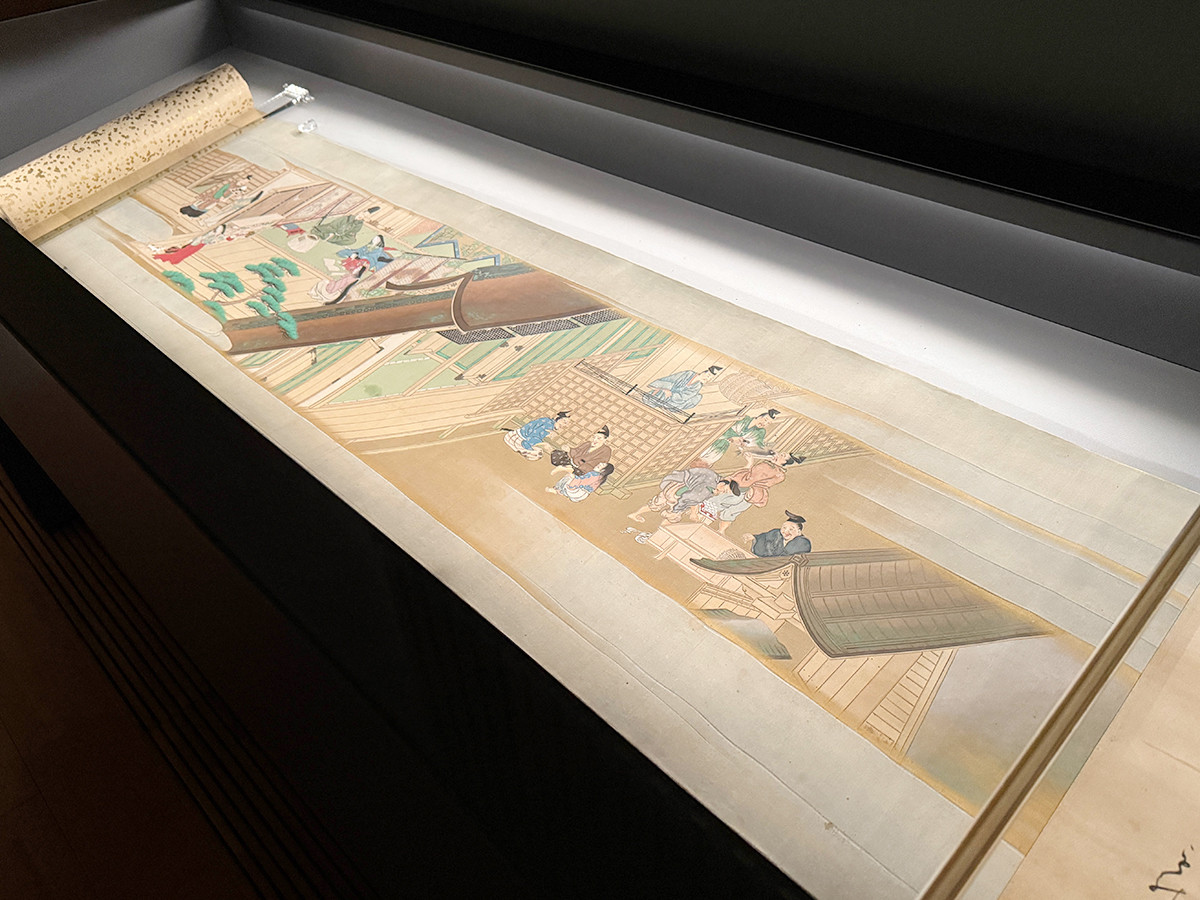 サントリー美術館「酒吞童子ビギンズ」会場より　《酒呑童子絵巻》（部分）住吉廣行　六巻のうち第一巻　天明6～7年（1786～87）頃　ライプツィヒ・グラッシー民族博物館［通期展示］