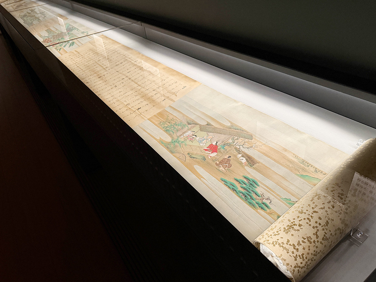 サントリー美術館「酒吞童子ビギンズ」会場より　《酒呑童子絵巻》（部分）住吉廣行　六巻のうち第一巻　天明6～7年（1786～87）頃　ライプツィヒ・グラッシー民族博物館［通期展示］