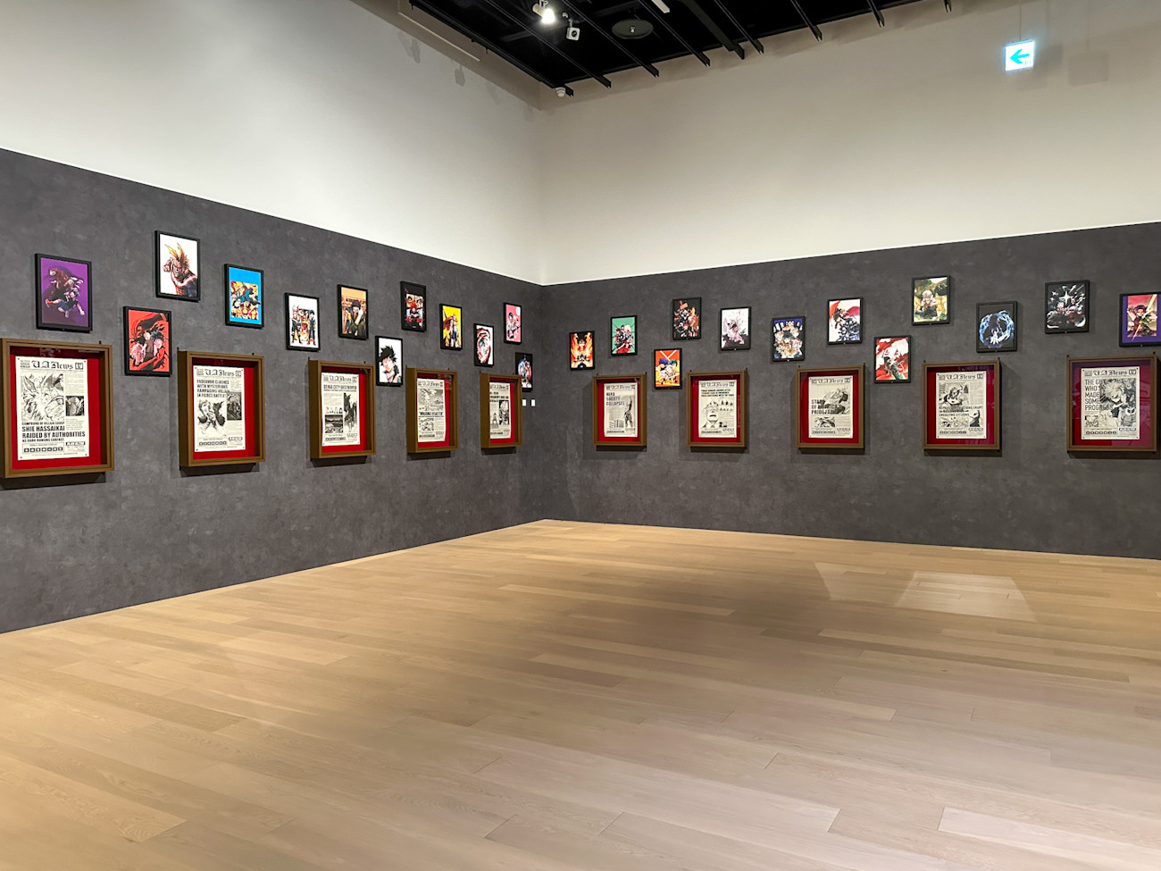 CREATIVE MUSEUM TOKYO「堀越耕平『僕のヒーローアカデミア』原画展」会場