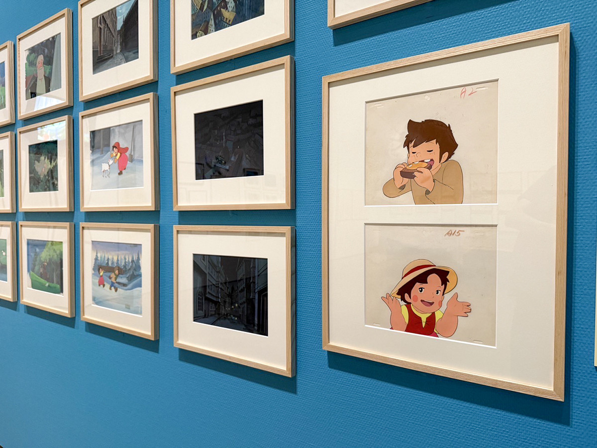 「高畑勲展 ̶日本のアニメーションを作った男。」麻布台ヒルズ ギャラリー会場　©ZUIYO 「アルプスの少女ハイジ」公式 HP www.heidi.ne.jp