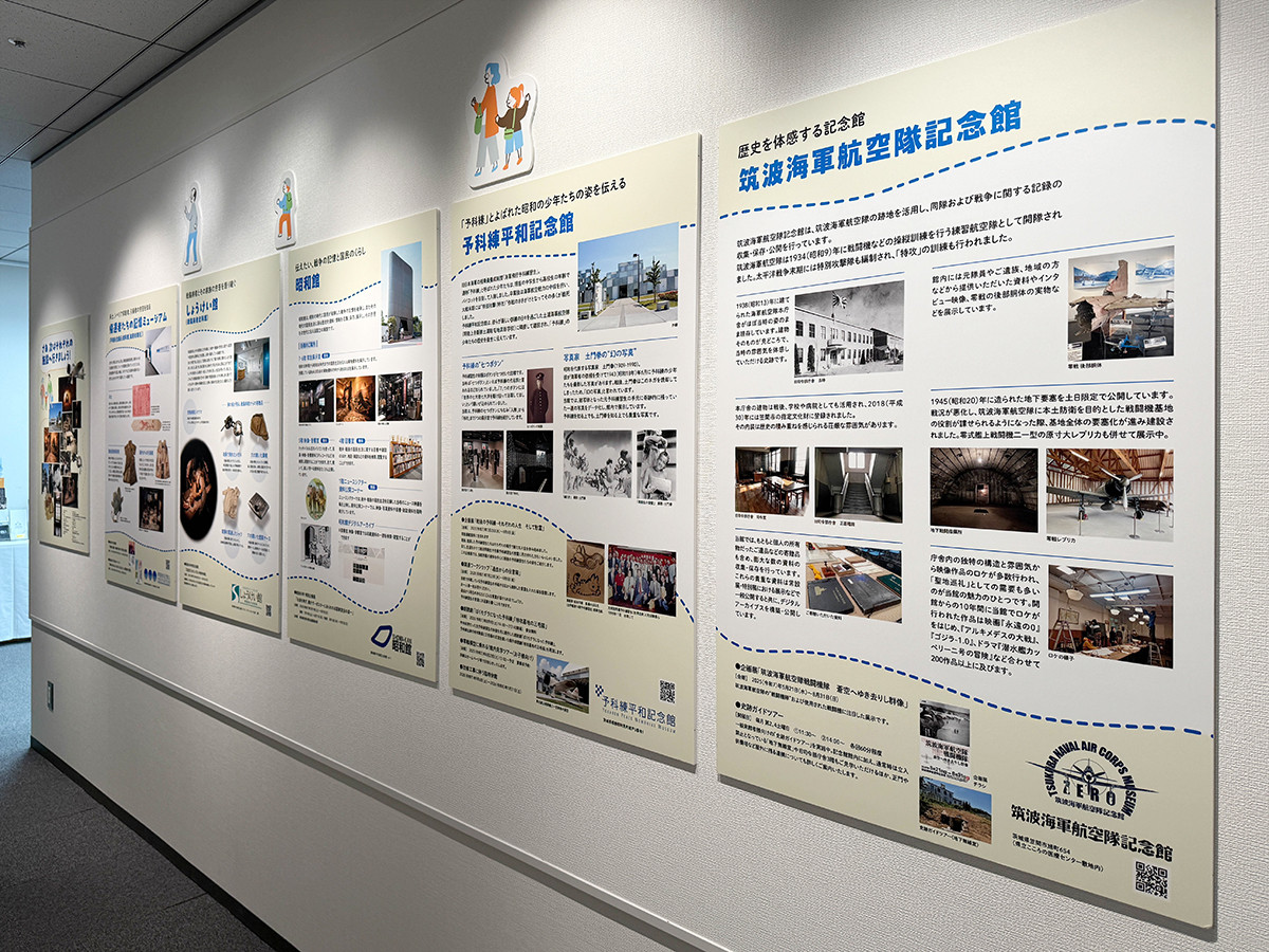 「戦後80年 帰還者たちの記憶ミュージアム 関連施設をめぐるパネル展示」会場