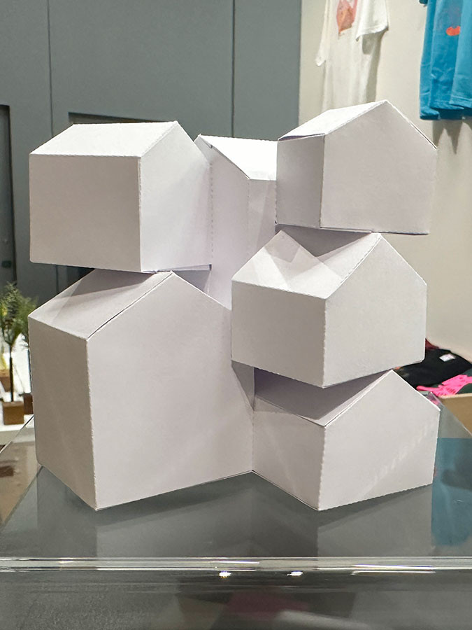 ペーパークラフト「東京アパートメント」