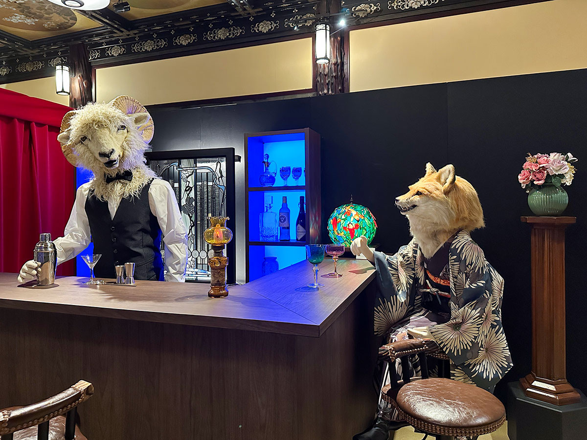 ホテル雅叙園東京 東京都指定有形文化財「百段階段」 「和のあかり×百段階段2025～百鬼繚乱～」会場