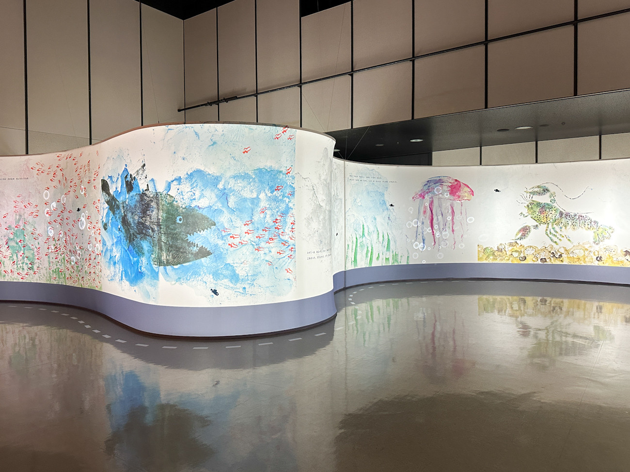 ヒカリエホール「レオ・レオーニの絵本づくり展」会場