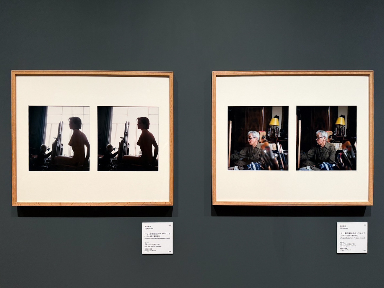 東京ステーションギャラリー「藤田嗣治 絵画と写真」会場