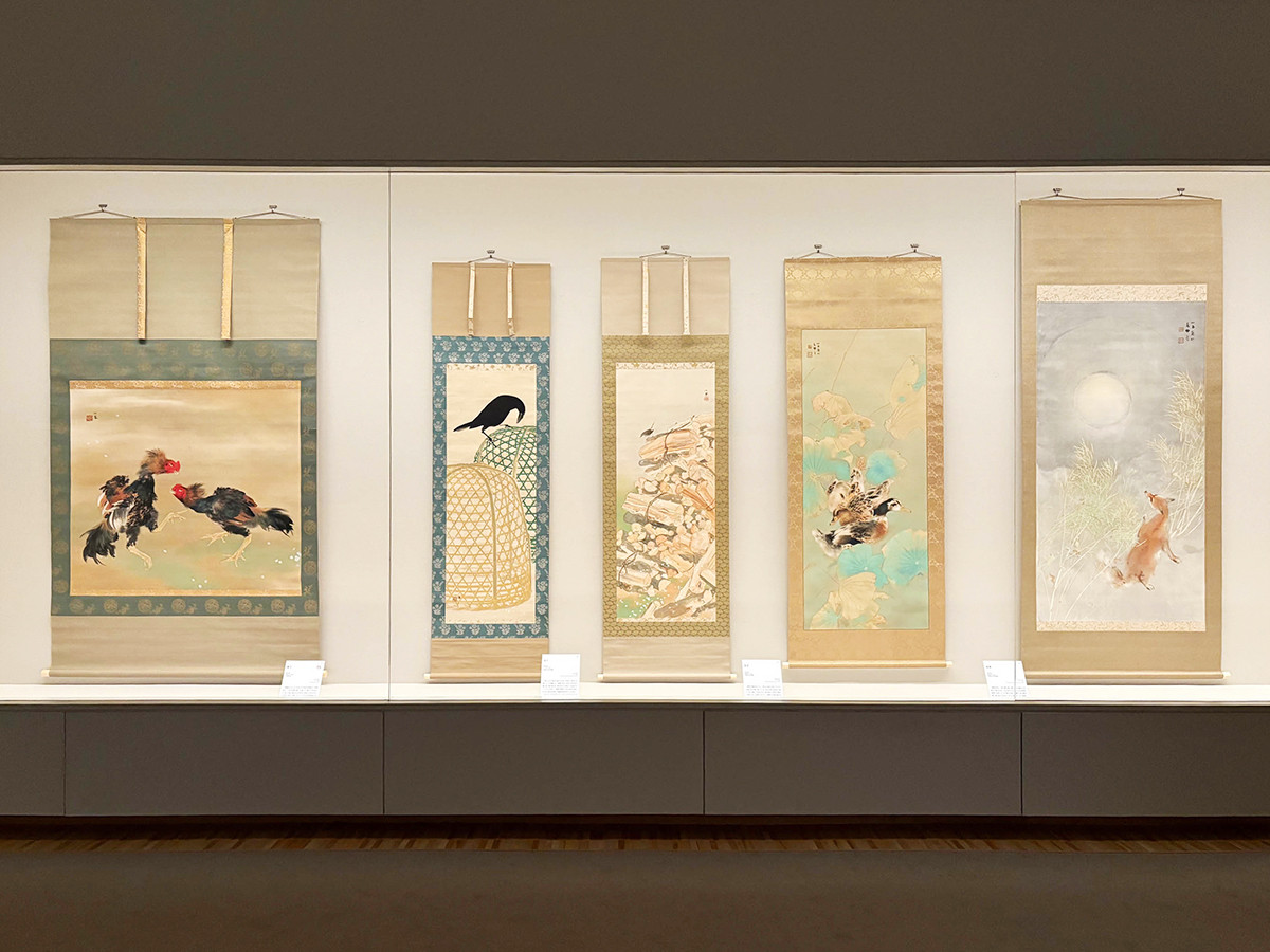 愛知県美術館「近代日本画のトップランナー　竹内栖鳳」会場