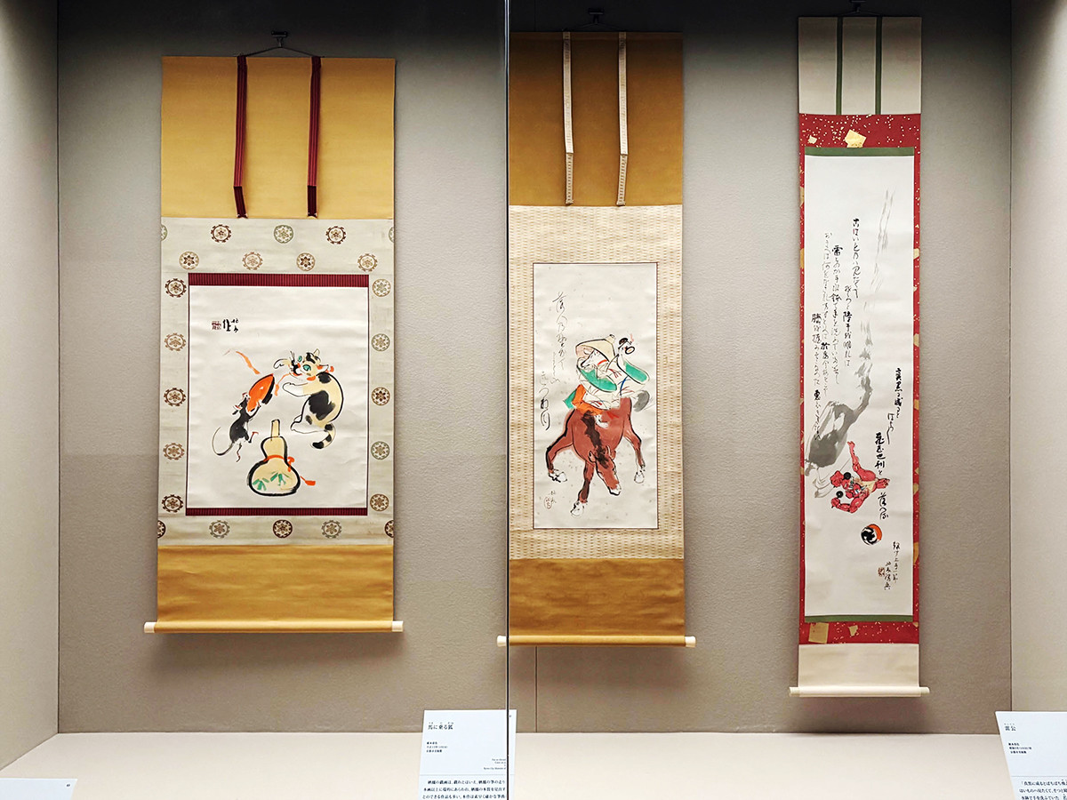 愛知県美術館「近代日本画のトップランナー　竹内栖鳳」会場