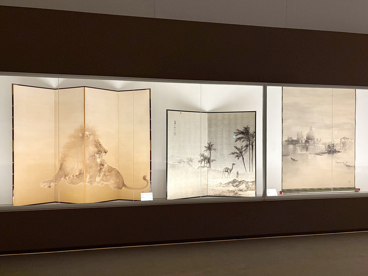 愛知県美術館「近代日本画のトップランナー　竹内栖鳳」会場