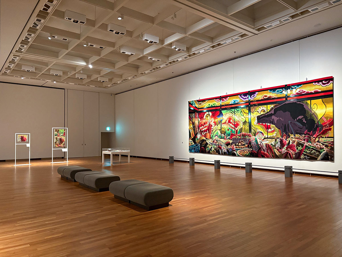 展示風景　フランス・オービュッソンのタピスリー：『千と千尋の神隠し』