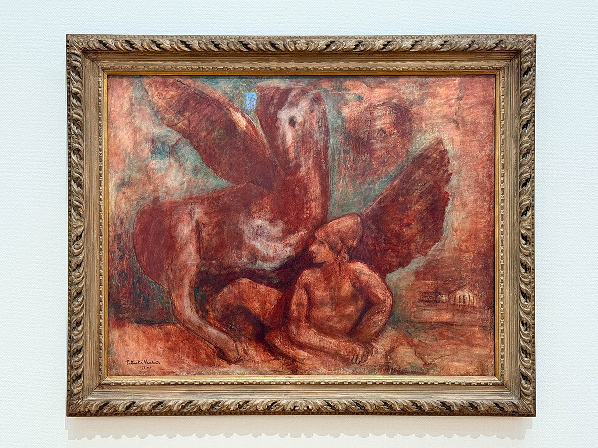 東京オペラシティ アートギャラリー「難波田龍起」　第1章　初期作品と古代憧憬