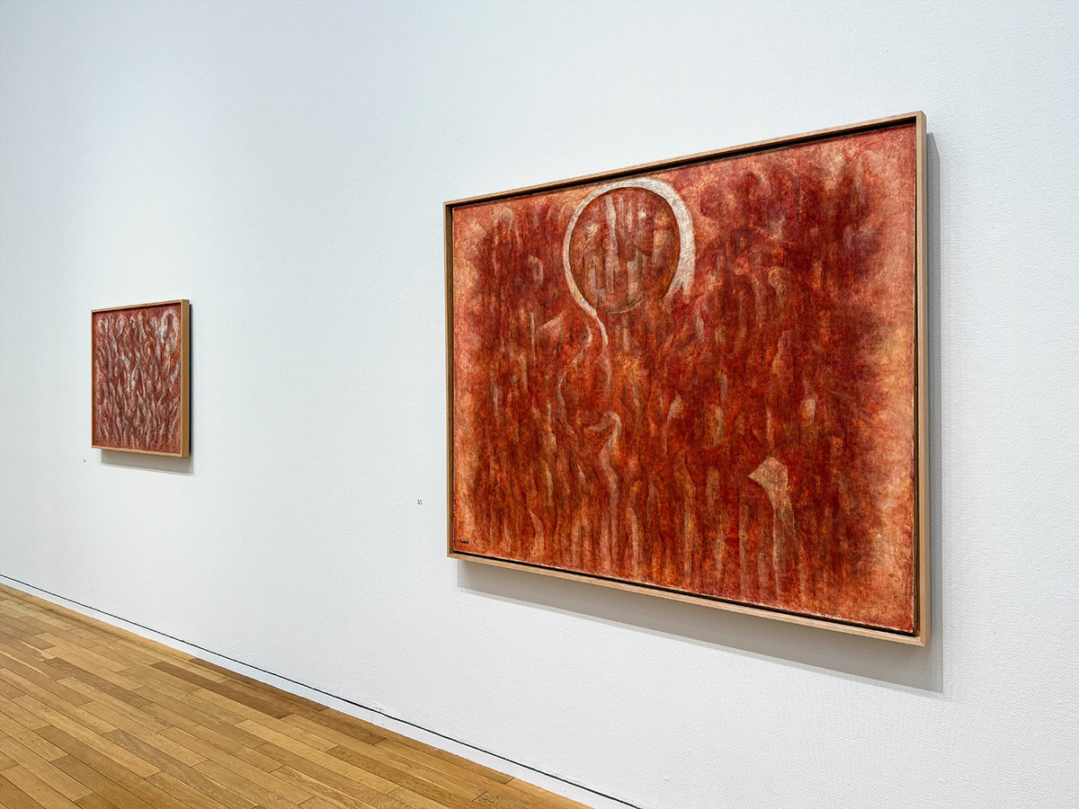 東京オペラシティ アートギャラリー「難波田龍起」　第4章　形象とポエジー：独自の「抽象」へ