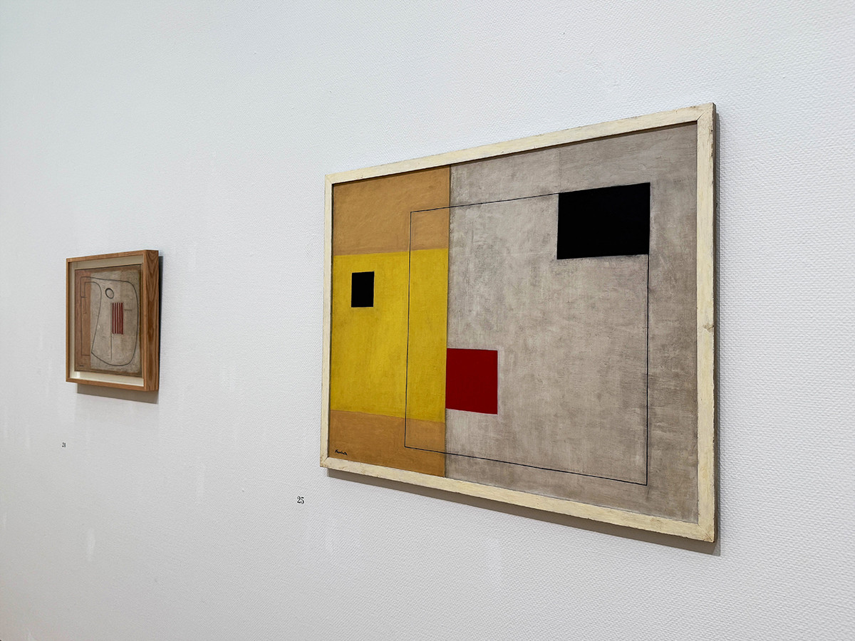 東京オペラシティ アートギャラリー「難波田龍起」　第2章　戦後の新しい一歩：抽象への接近