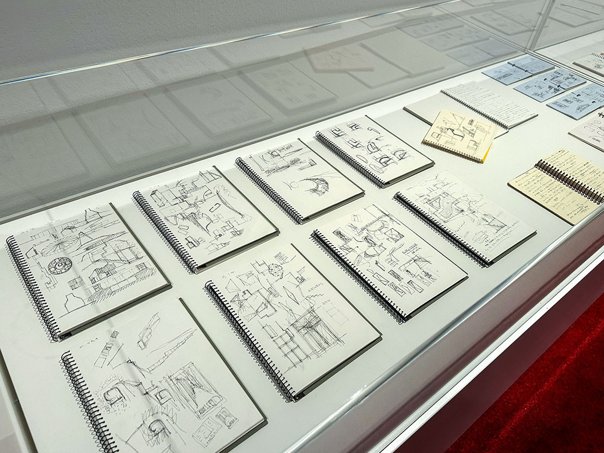 森美術館「藤本壮介の建築:原初・未来・森」会場より「6 ぬいぐるみたちの森のざわめき」藤本壮介によるスケッチの数々