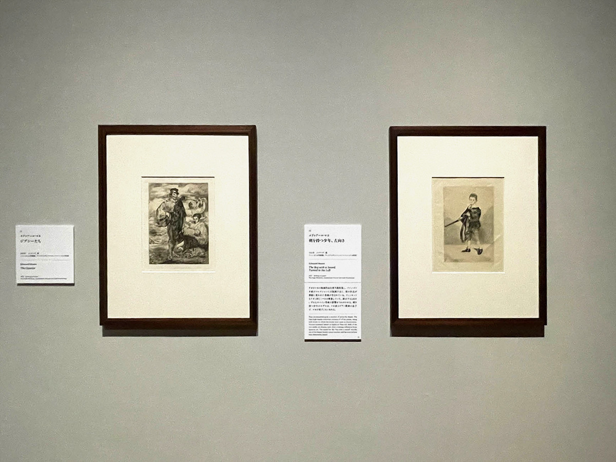 大阪市立美術館「ゴッホ展 家族がつないだ画家の夢」会場より　会場風景「第2章　フィンセントとテオ、ファン・ゴッホ兄弟のコレクション」より