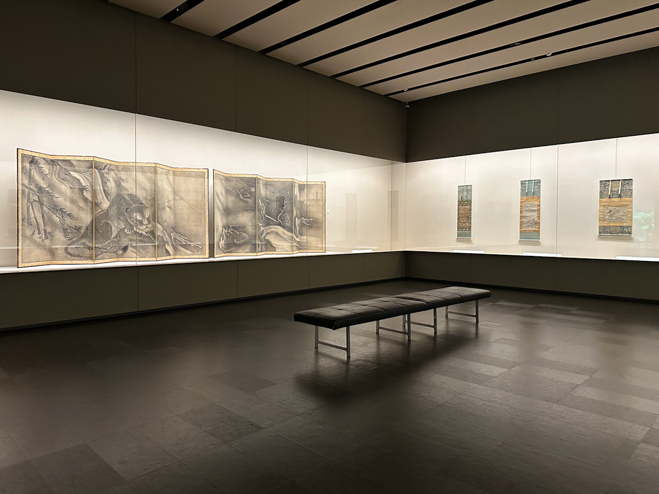 根津美術館「唐絵 中国絵画と日本中世の水墨」会場