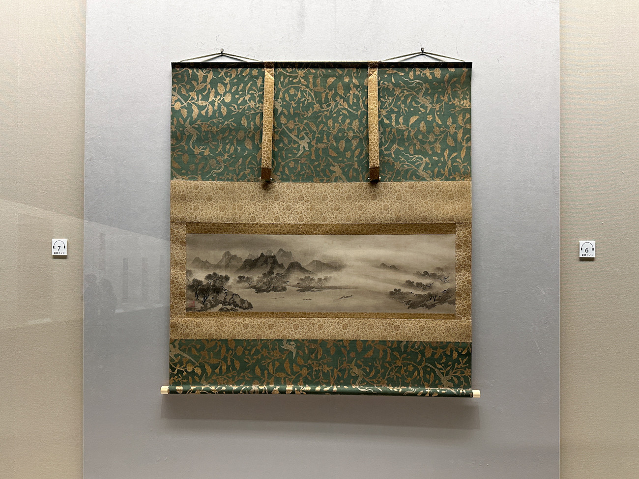 根津美術館「唐絵 中国絵画と日本中世の水墨」会場