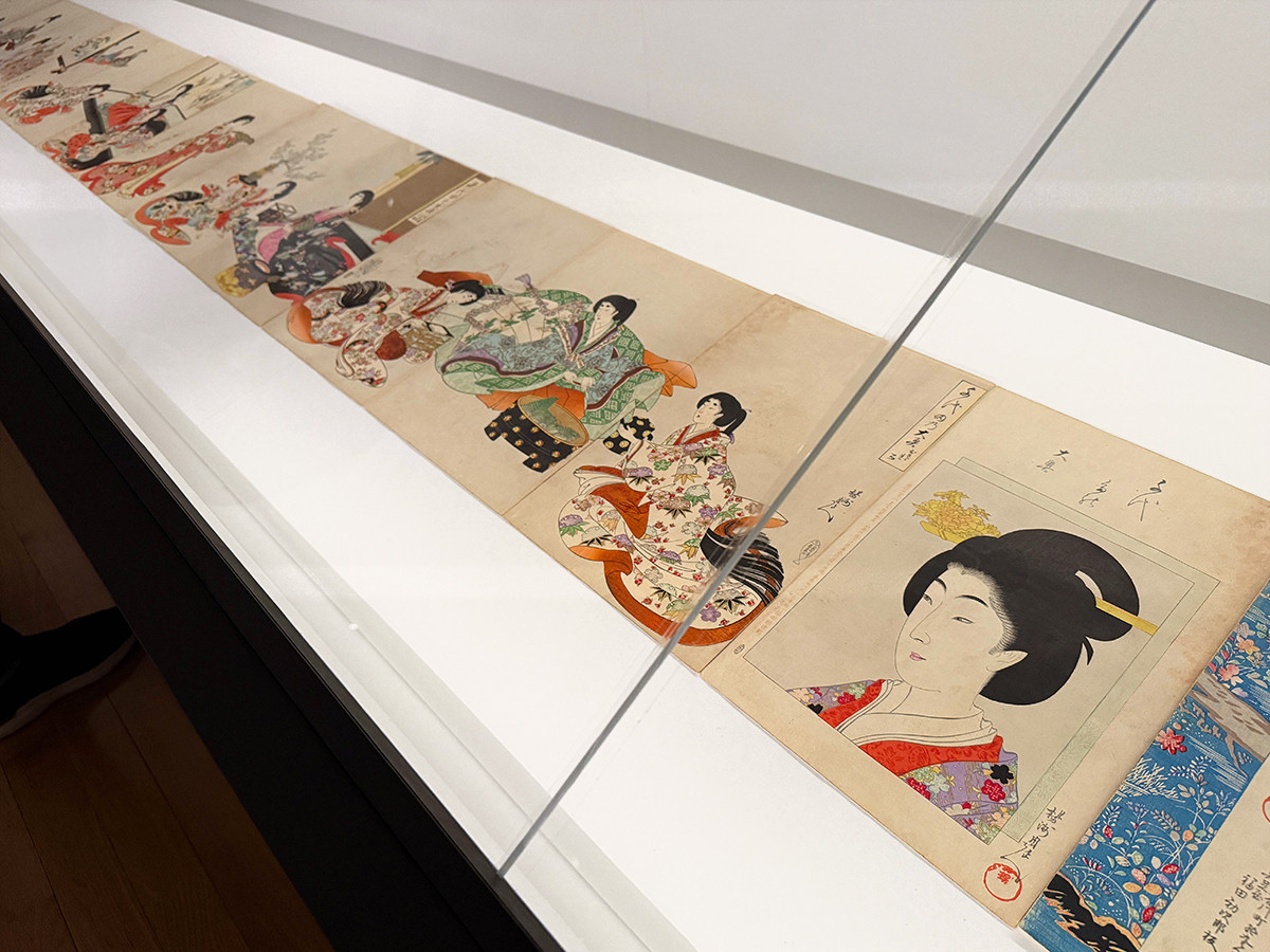 東京国立博物館 特別展「江戸☆大奥」会場より 《千代田の大奥》(部分)楊洲周延筆 明治27~29年(1894〜96)東京国立博物館蔵