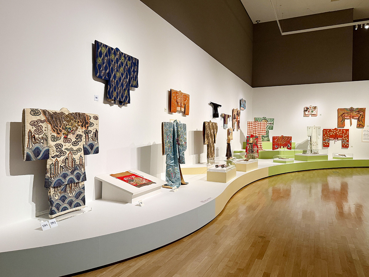 東京国立博物館　特別展「江戸☆大奥」会場より　坂東三津江が着用した歌舞伎衣装