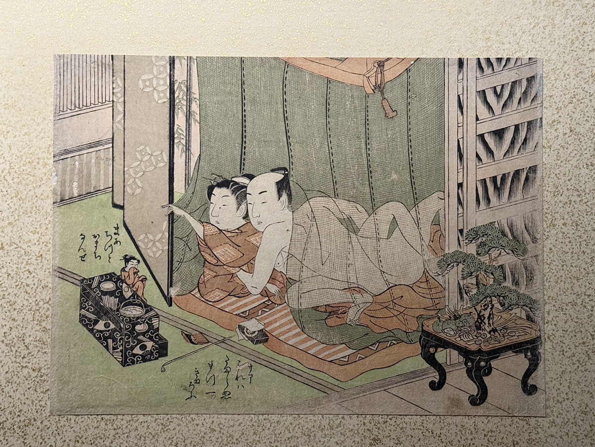 新宿歌舞伎町能舞台「新宿歌舞伎町春画展ー文化でつむぐ『わ』のひととき」会場