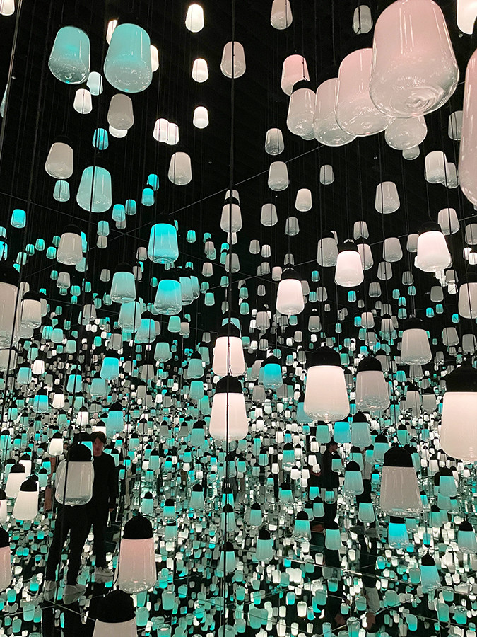 チームラボ バイオヴォルテックス 京都」展示風景
