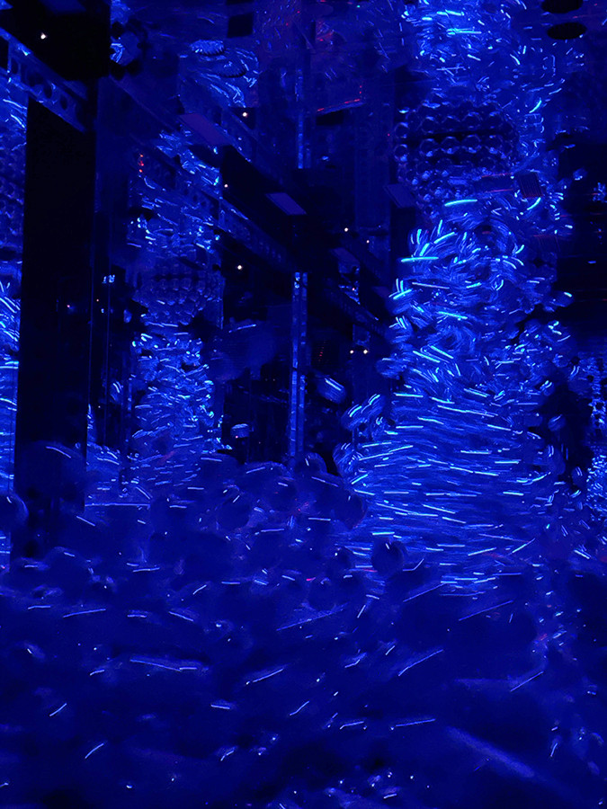 チームラボ バイオヴォルテックス 京都」展示風景