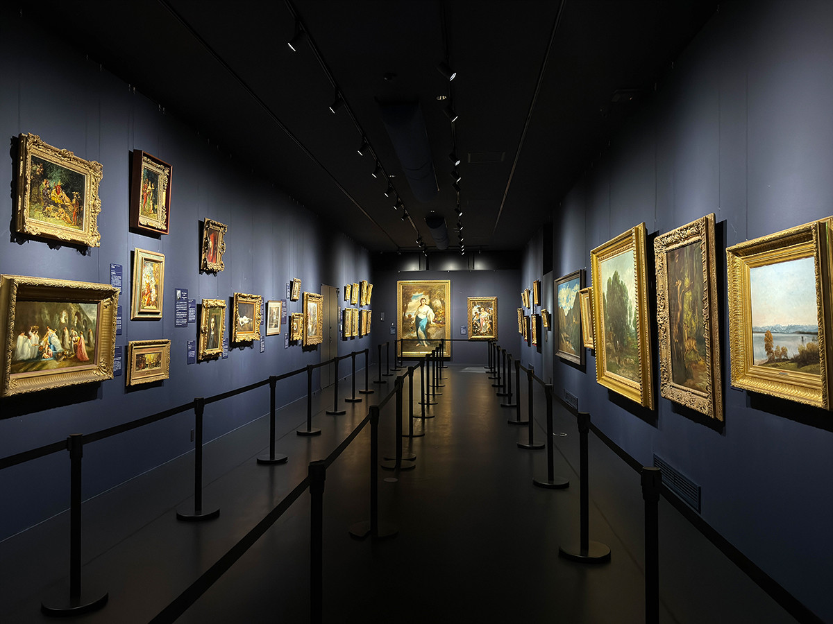 山田養蜂場ギャラリー「自然賛歌 美しきバルビゾン派の世界」会場