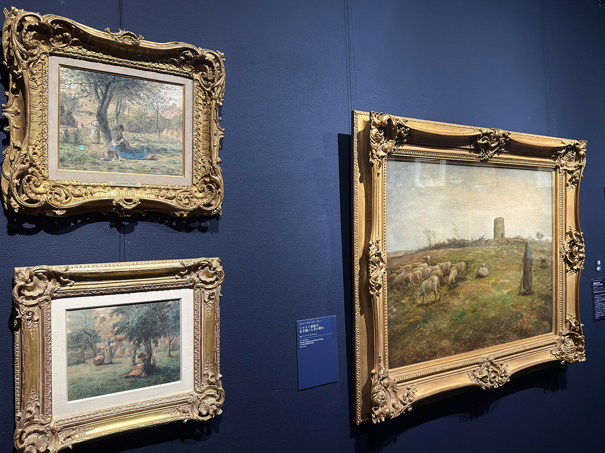 山田養蜂場ギャラリー「自然賛歌 美しきバルビゾン派の世界」会場