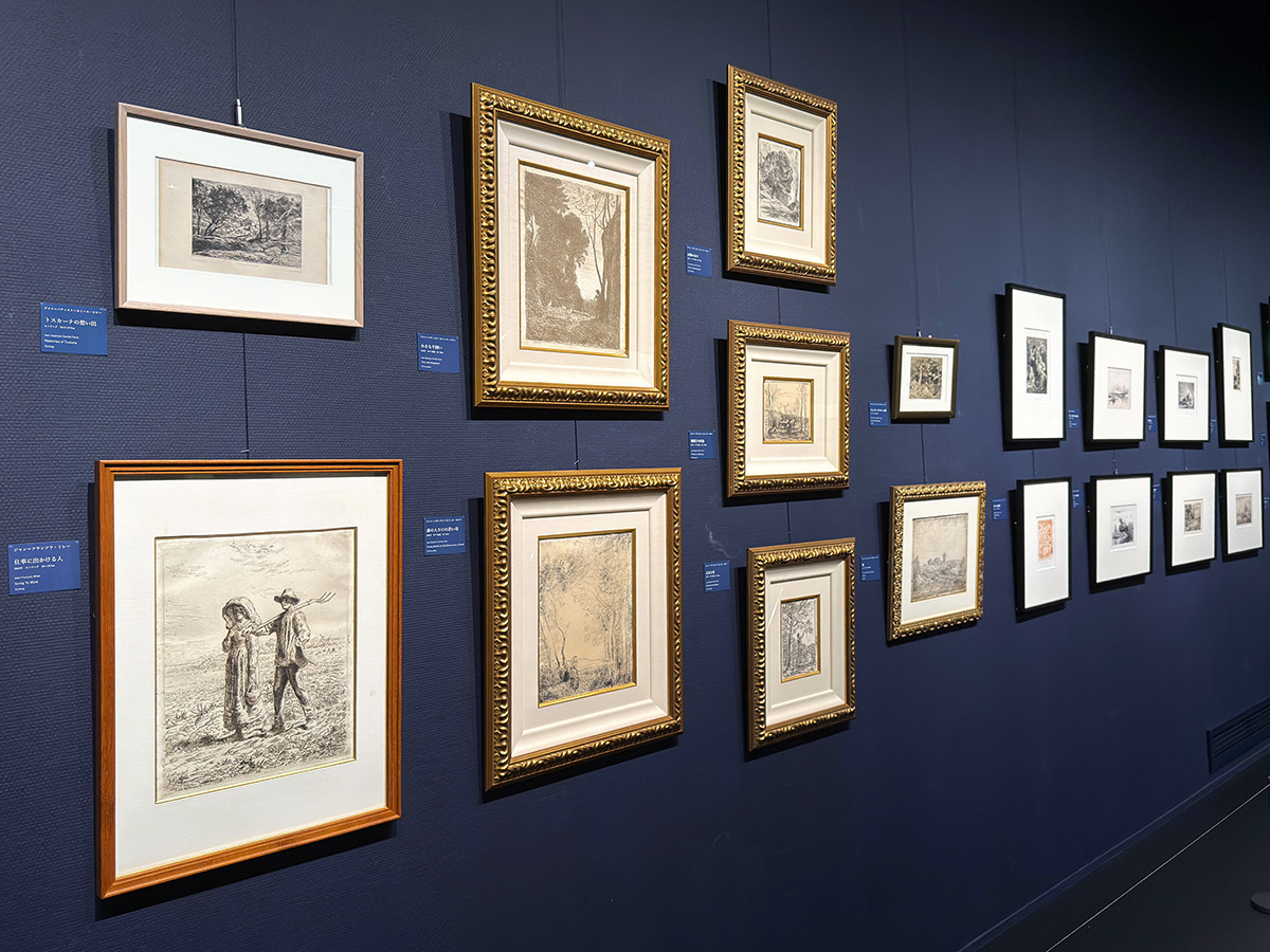 山田養蜂場ギャラリー「自然賛歌 美しきバルビゾン派の世界」会場