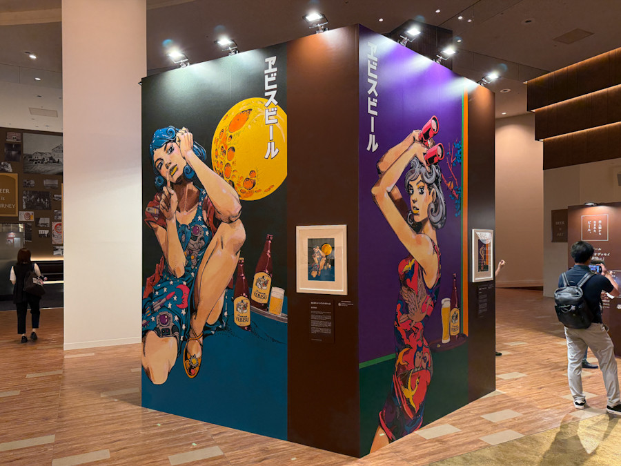 YEBISU BREWERY TOKYO「五感で味わう、ヱビスの美人画展」会場