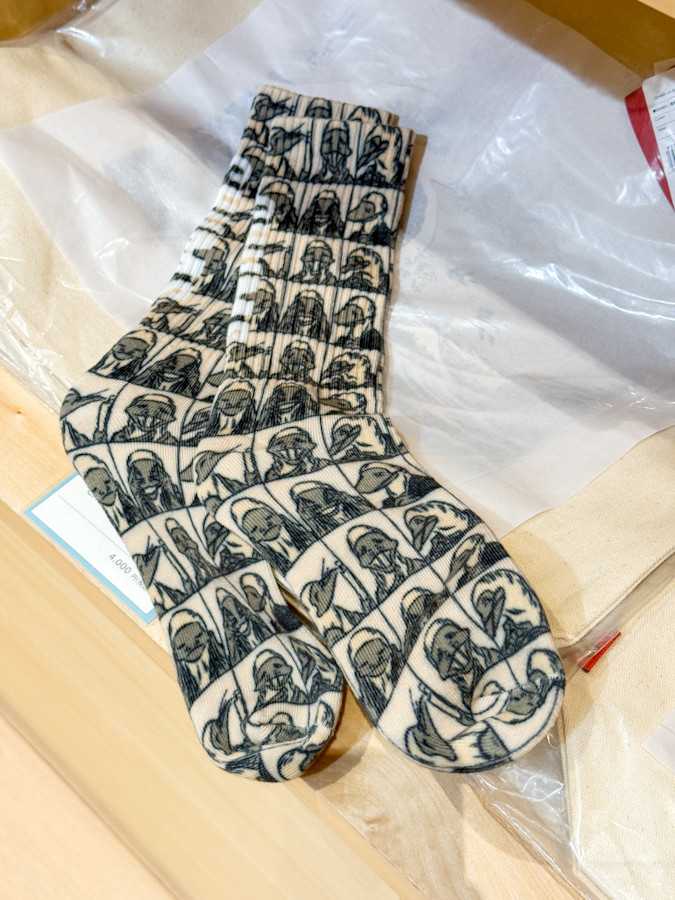 CHUMS × 葛飾北斎 漫画Socks