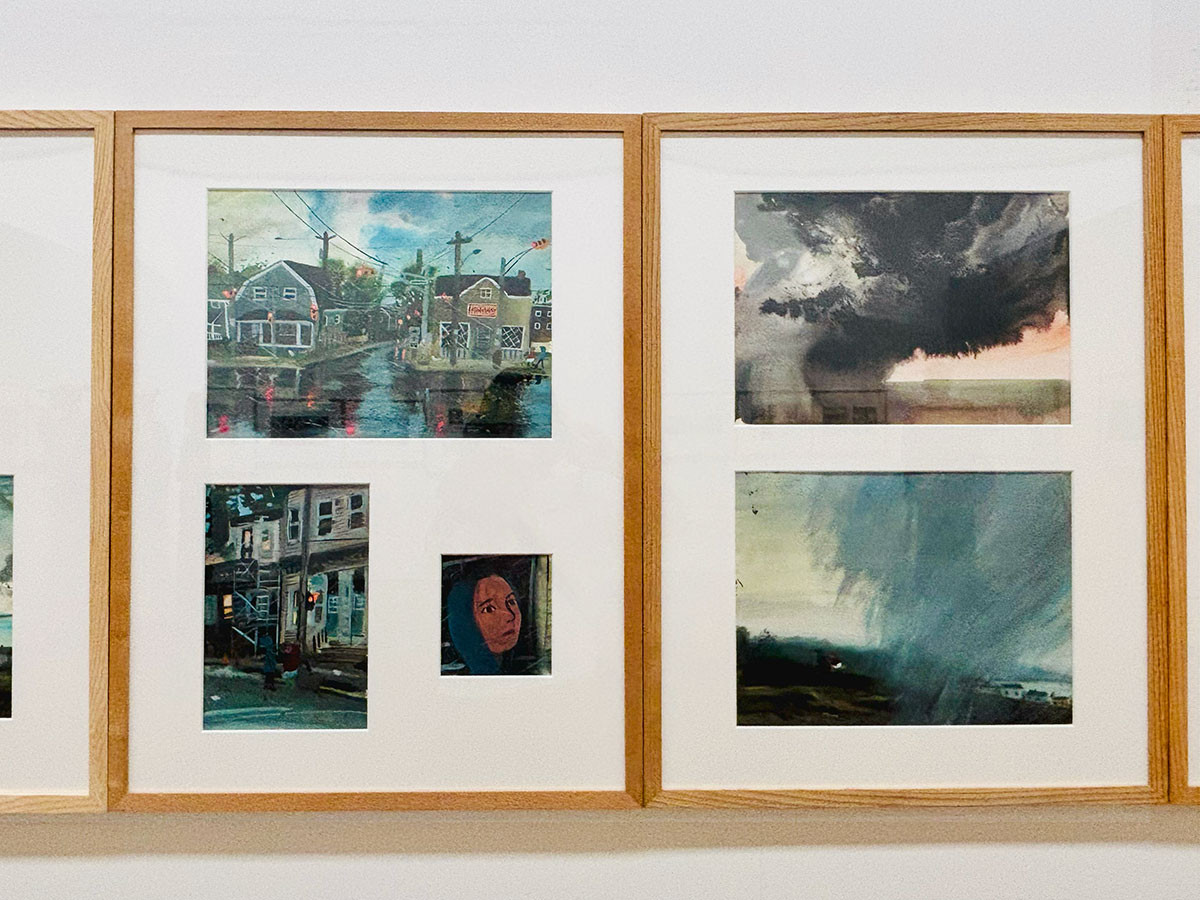 シドニー・スミス（カナダ）《あらしの島で》　スケッチ・習作