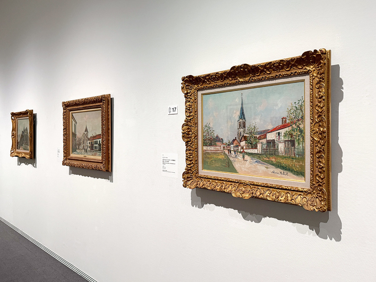 SOMPO美術館「モーリス・ユトリロ展」会場より　第3章「色彩の時代」