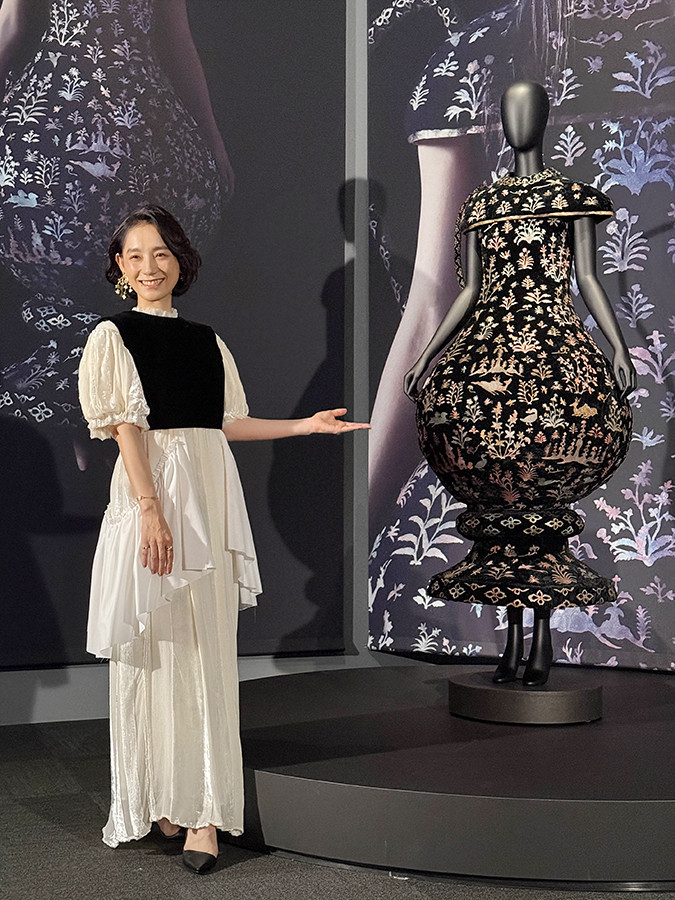 上野の森美術館「正倉院 THE SHOW-感じる。いま、ここにある奇跡-」会場より 内覧会には篠原ともえさんも登壇