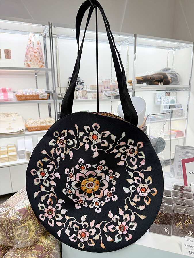 螺鈿箱ラウンドトートバック
