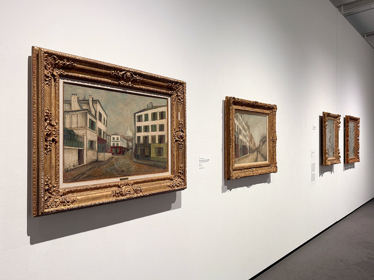 SOMPO美術館「モーリス・ユトリロ展」会場より　第1章「モンマニー時代」