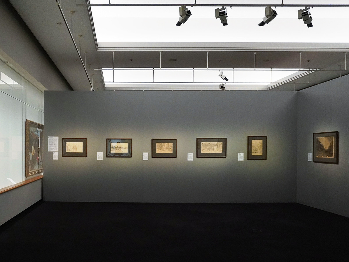 泉屋博古館「特別展　生誕151年からの鹿子木孟郎 －不倒の油画道－」会場