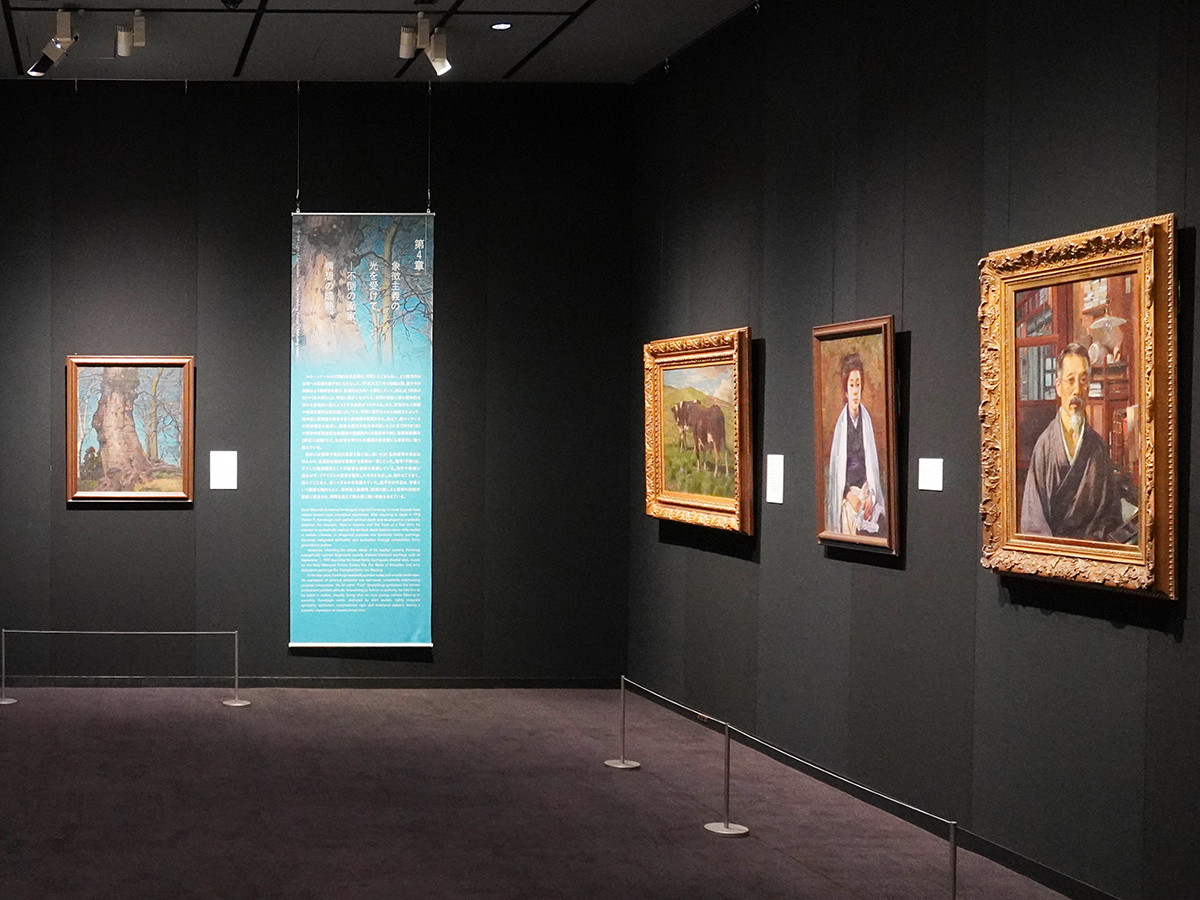 泉屋博古館「特別展　生誕151年からの鹿子木孟郎 －不倒の油画道－」会場