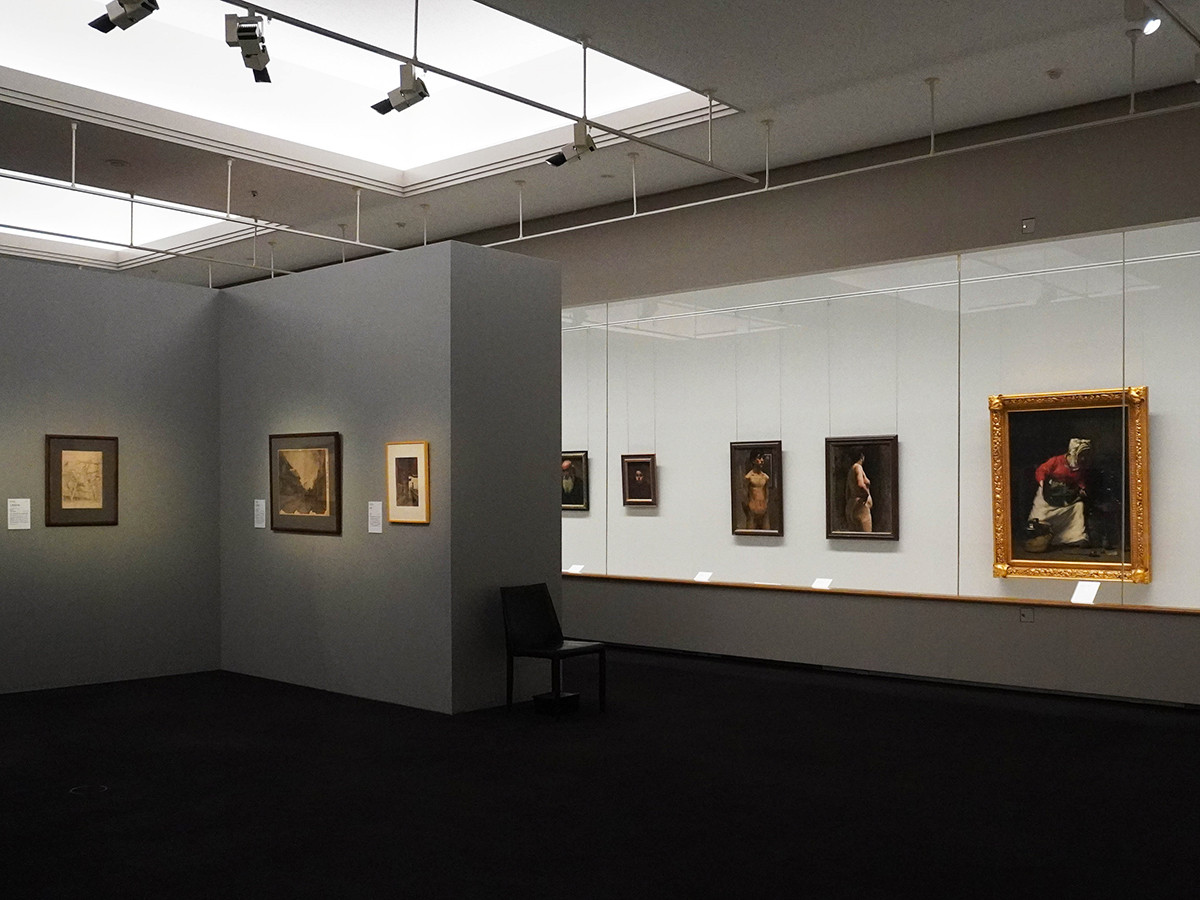 泉屋博古館「特別展　生誕151年からの鹿子木孟郎 －不倒の油画道－」会場