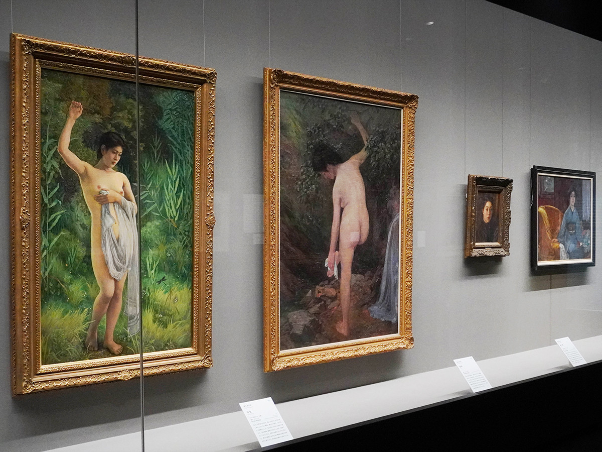 泉屋博古館「特別展　生誕151年からの鹿子木孟郎 －不倒の油画道－」会場