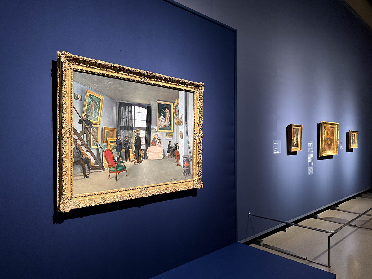国立西洋美術館「オルセー美術館所蔵　印象派―室内をめぐる物語」会場より　1章「室内の肖像」