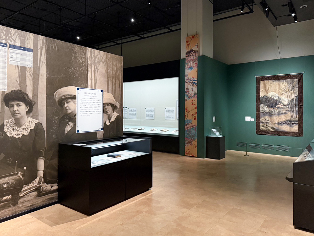 国立歴史民俗博物館「野村正治郎とジャポニスムの時代―着物を世界に広げた人物」会場
