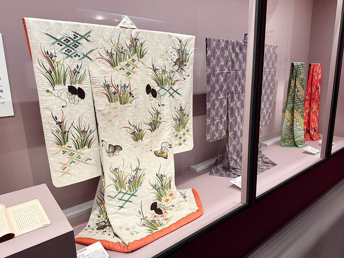 国立歴史民俗博物館「野村正治郎とジャポニスムの時代」会場より 第2章「コレクターとしての活動―国内交流」 キモノ博物館構想