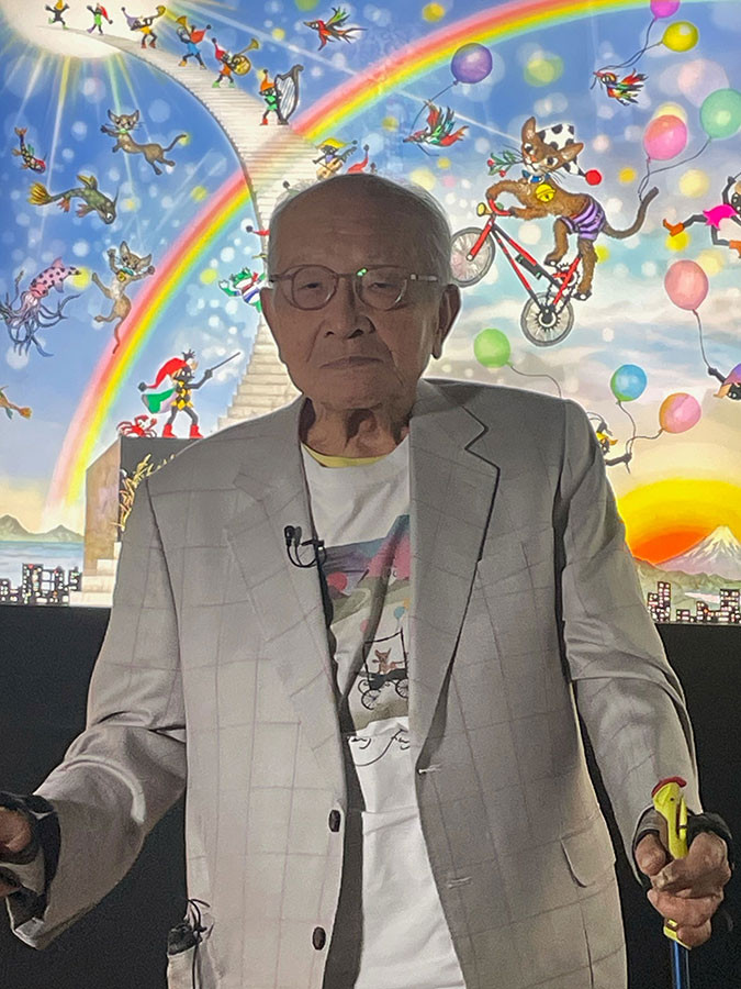 「藤城清治101歳展　生きている喜びをともに」展示風景