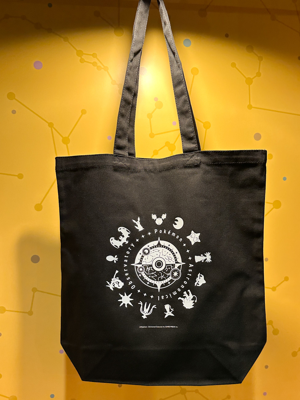 ポケモン天文台　限定トートバッグ/シンボル 宇宙とポケモンのきらめきを持ち帰ろう「ポケモン天文台」（グッズ