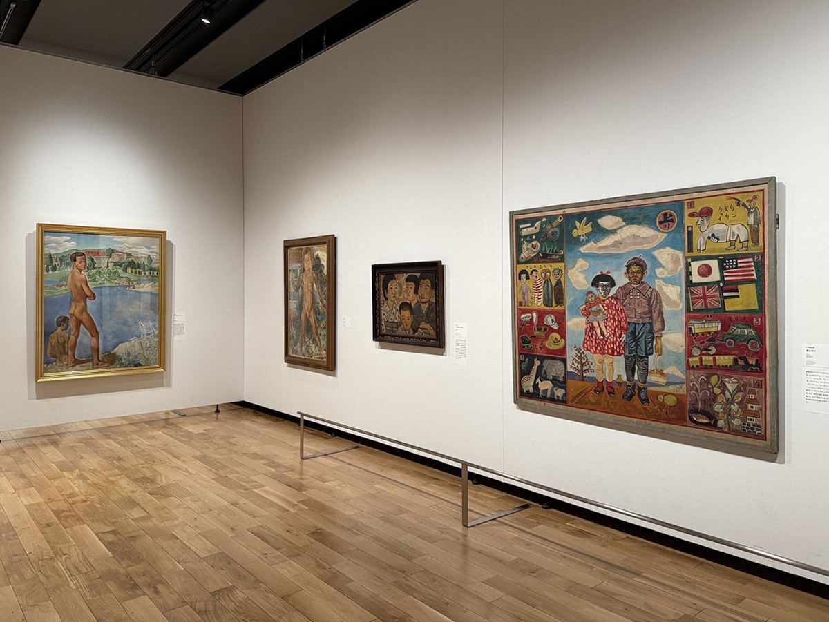 板橋区立美術館「戦後80年　戦争と子どもたち」会場