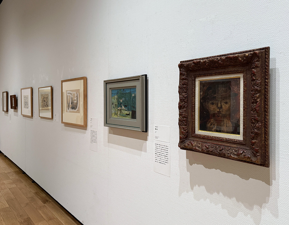 板橋区立美術館「戦後80年　戦争と子どもたち」会場より　第4章「明日の表象」