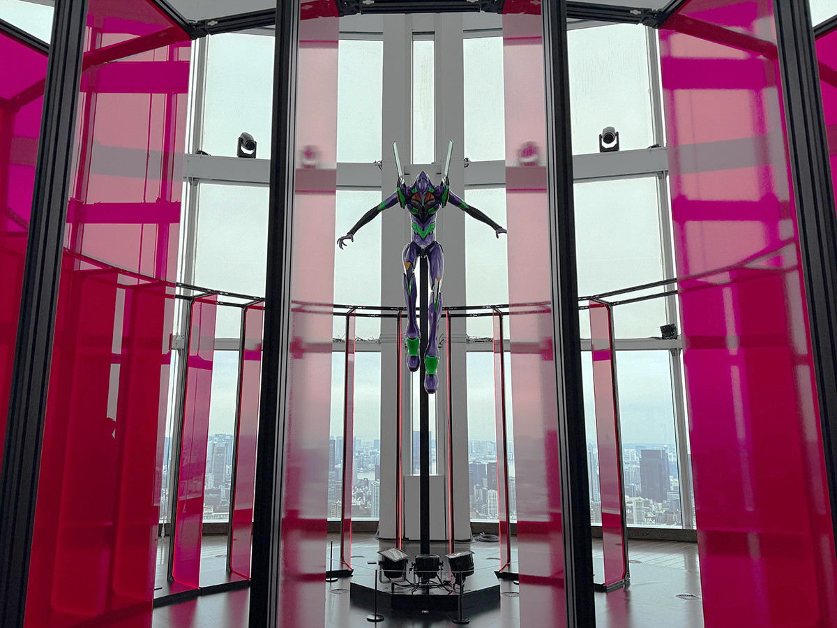 東京シティビュー「ALL OF EVANGELION」会場より　エヴァンゲリオン初号機フィギュア