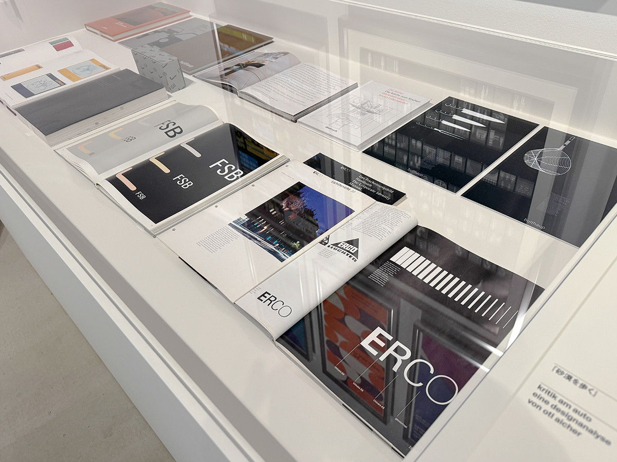 21_21 DESIGN SIGHT　企画展「デザインの先生」会場より　オトル・アイヒャー　展示風景