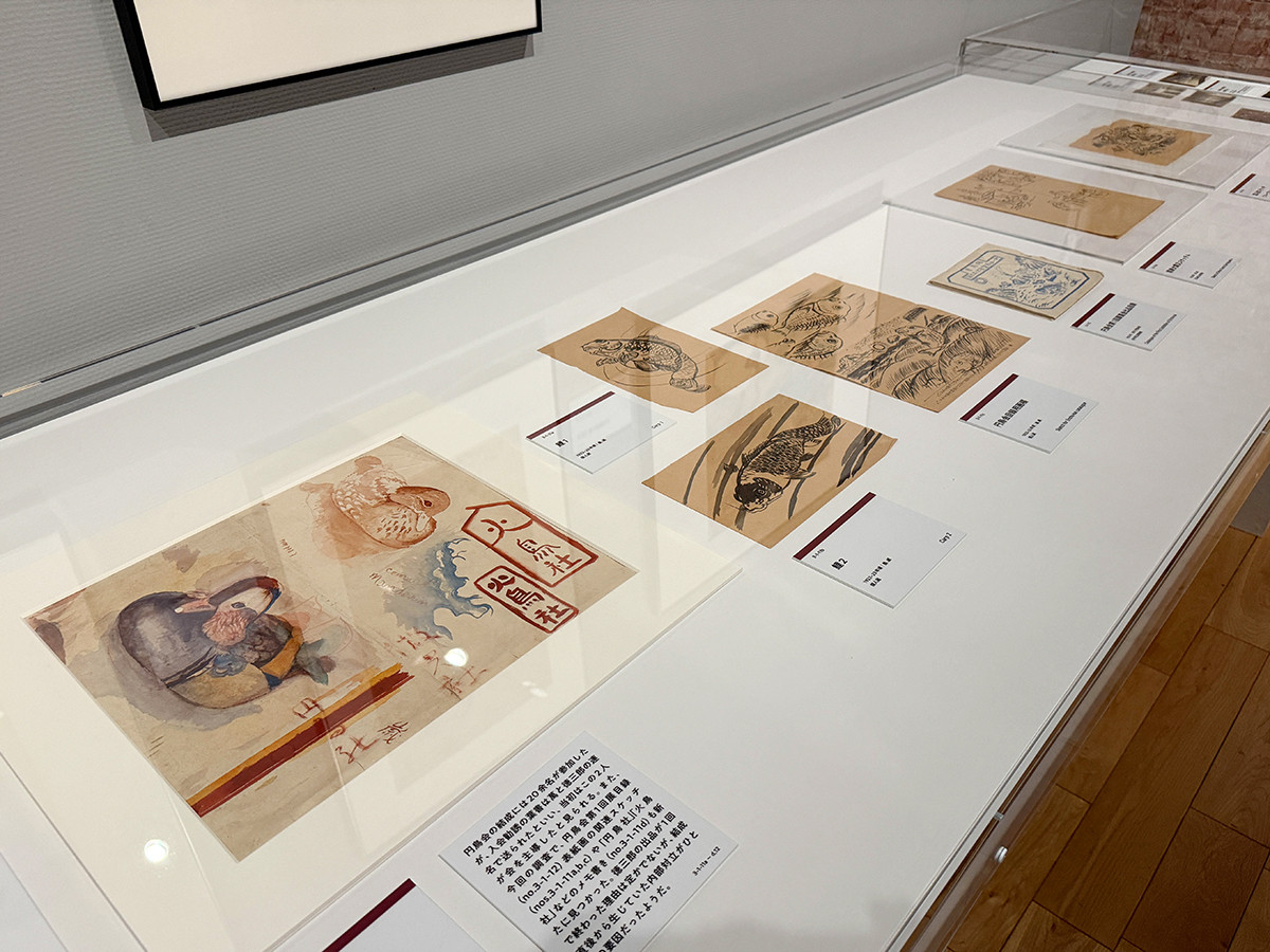 東京ステーションギャラリー「小林徳三郎」会場より　3章「画壇での活躍」　3-1「野島邸での個展と日本画への接近」